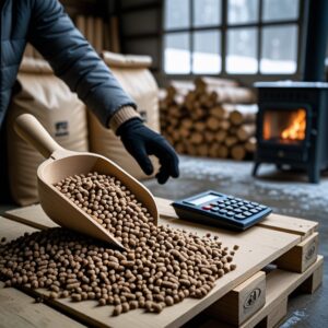 Zapas pelletu na zimę dla typowego domu — ile worków zgromadzić